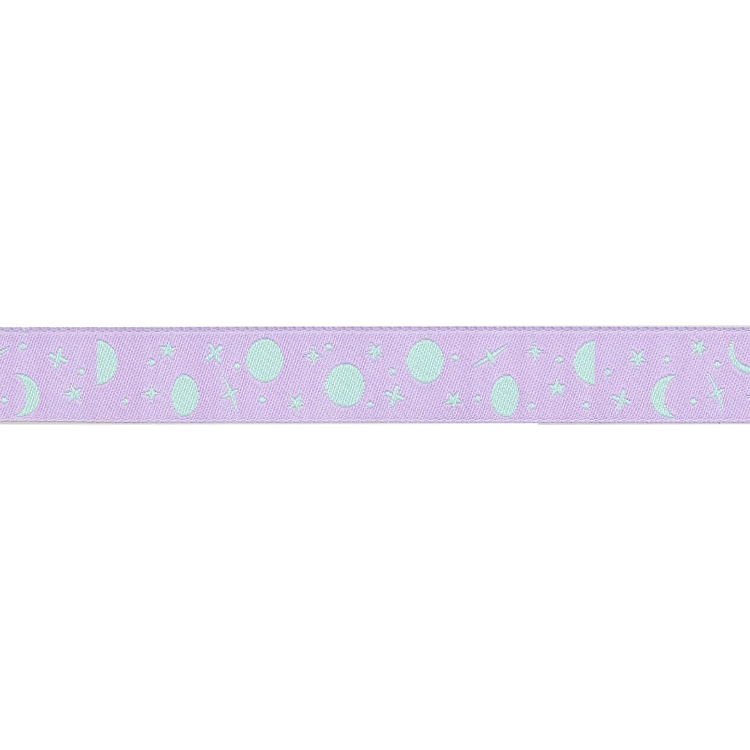 PREORDER - Renaissance Ribbons - True Colors 2025 - Space Sprinkles in Frozen Berry - 5/8" width - By Tula Pink - One Yard