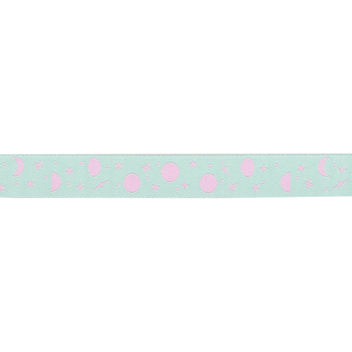 PREORDER - Renaissance Ribbons - True Colors 2025 - Space Sprinkles in Piglet - 5/8" width - By Tula Pink - One Yard