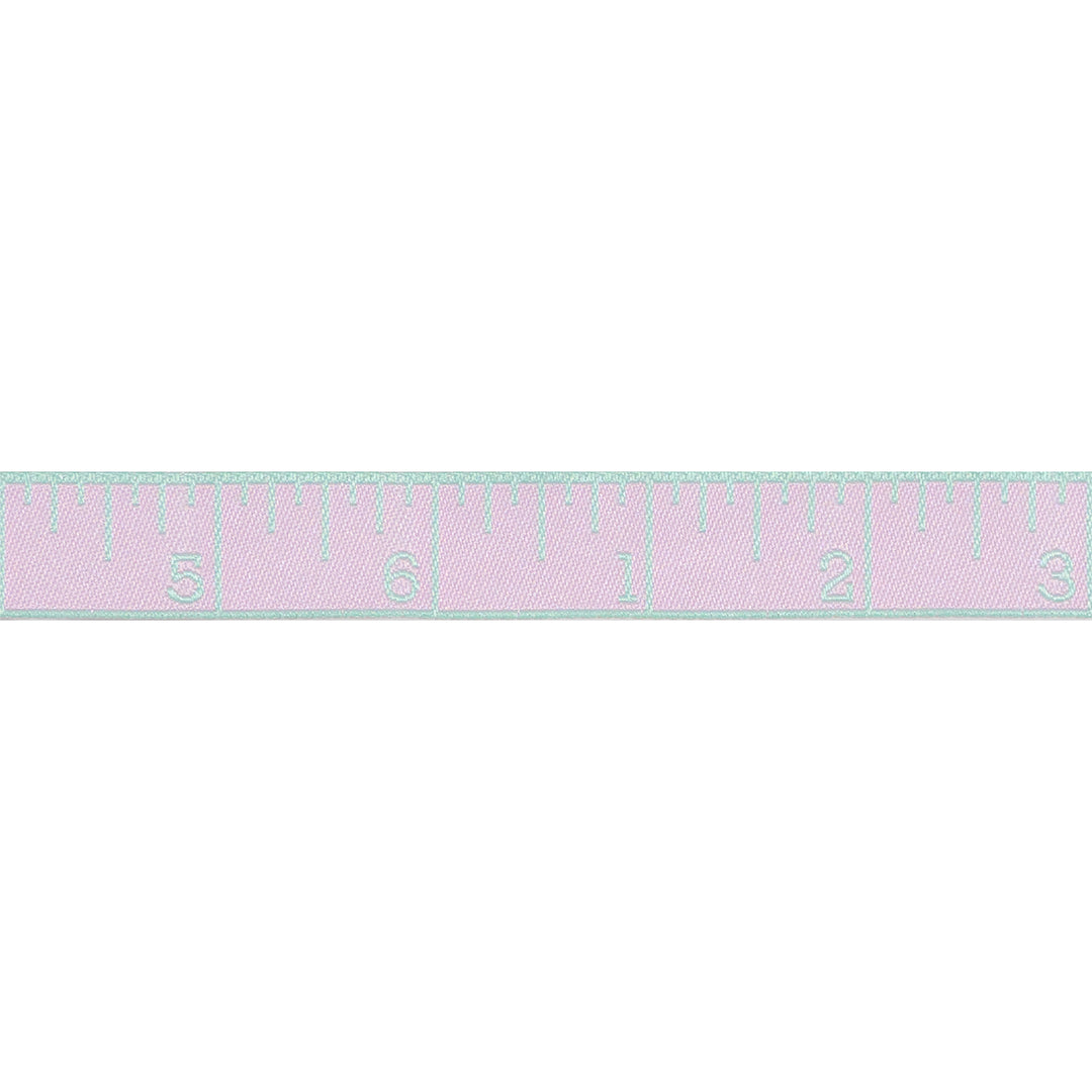 PREORDER - Renaissance Ribbons - True Colors 2025 - Measure Twice in Piglet - 5/8" width - By Tula Pink - One Yard