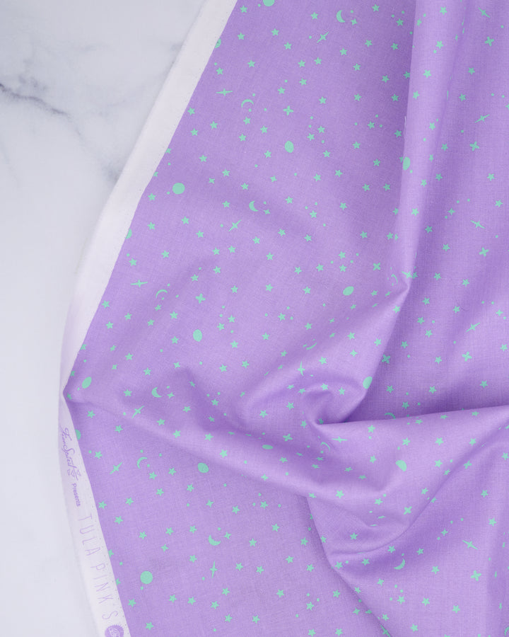 True Colors - Space Sprinkles in Frozen Berry - Tula Pink - PWTP254.FROZENBERRY  - Quilting Fabric
