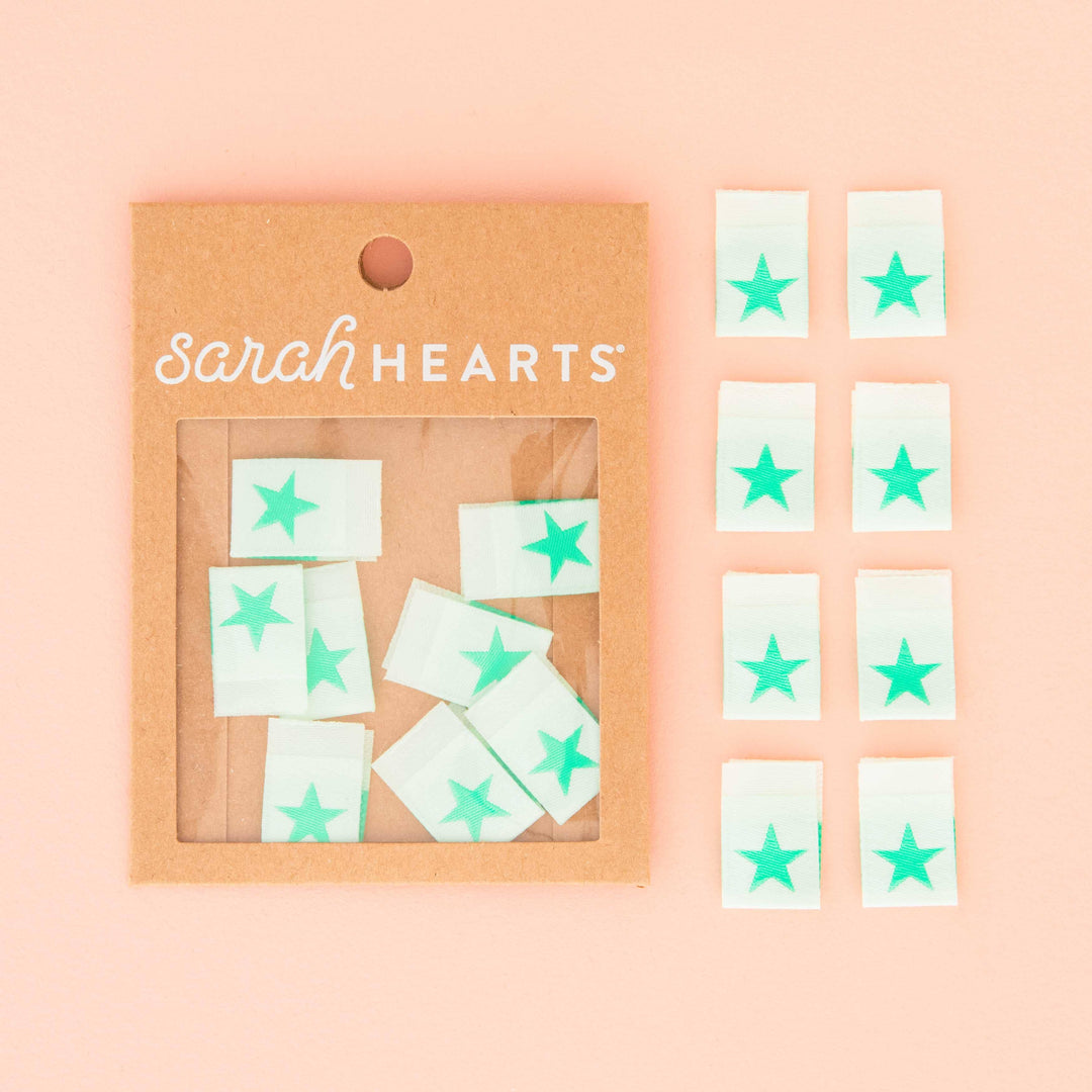 Sarah Hearts - Mint Green Star Labels - LP223