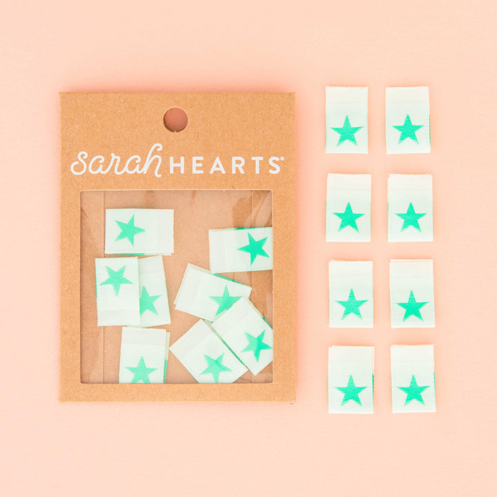 Sarah Hearts - Mint Green Star Labels - LP223