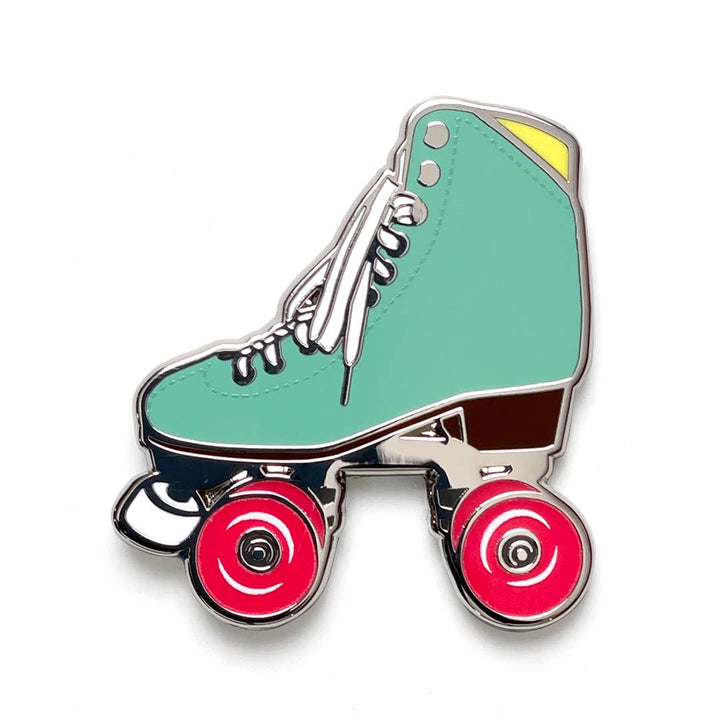 Sea Foam Roller Skate Enamel Pin