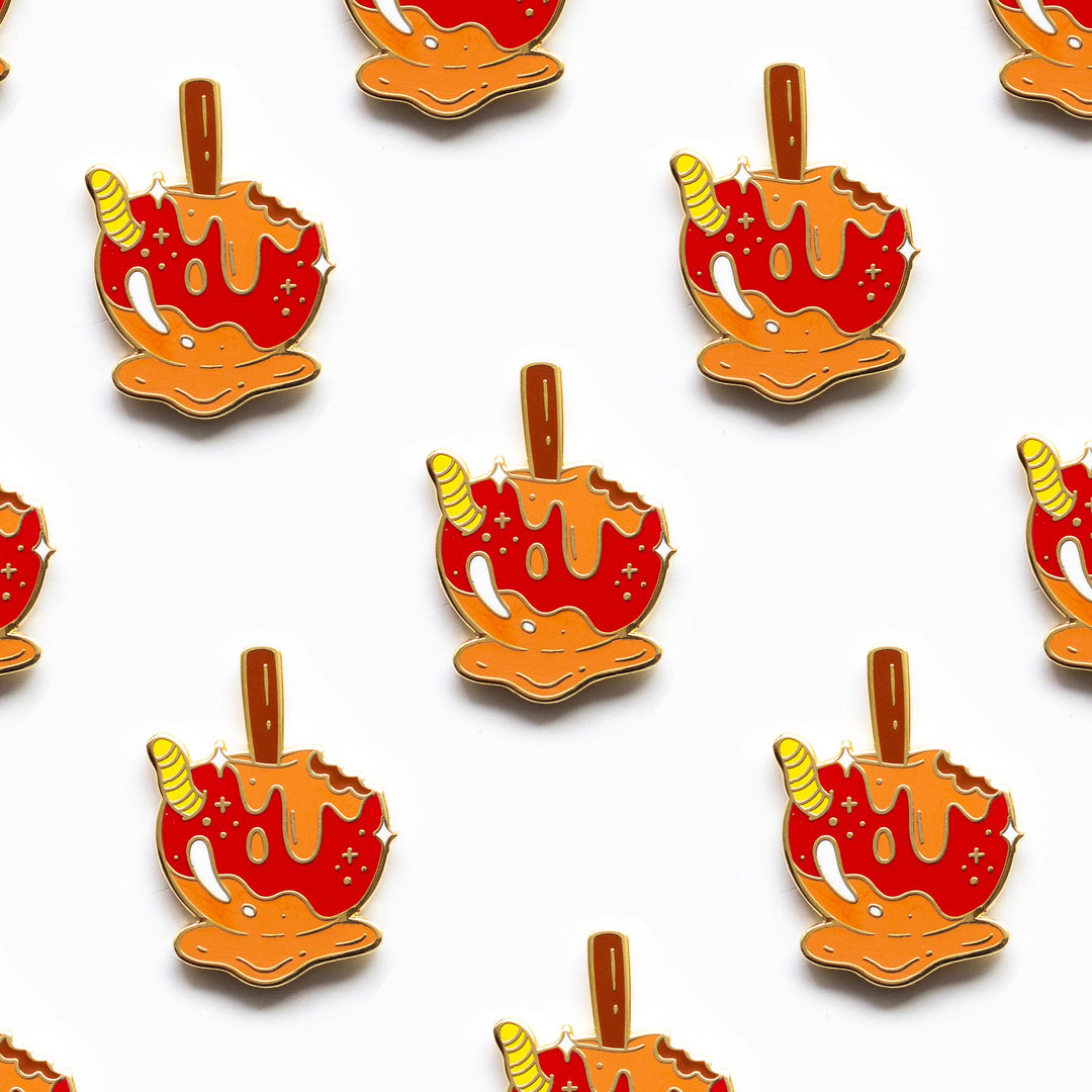 Caramel Apple Enamel Pin