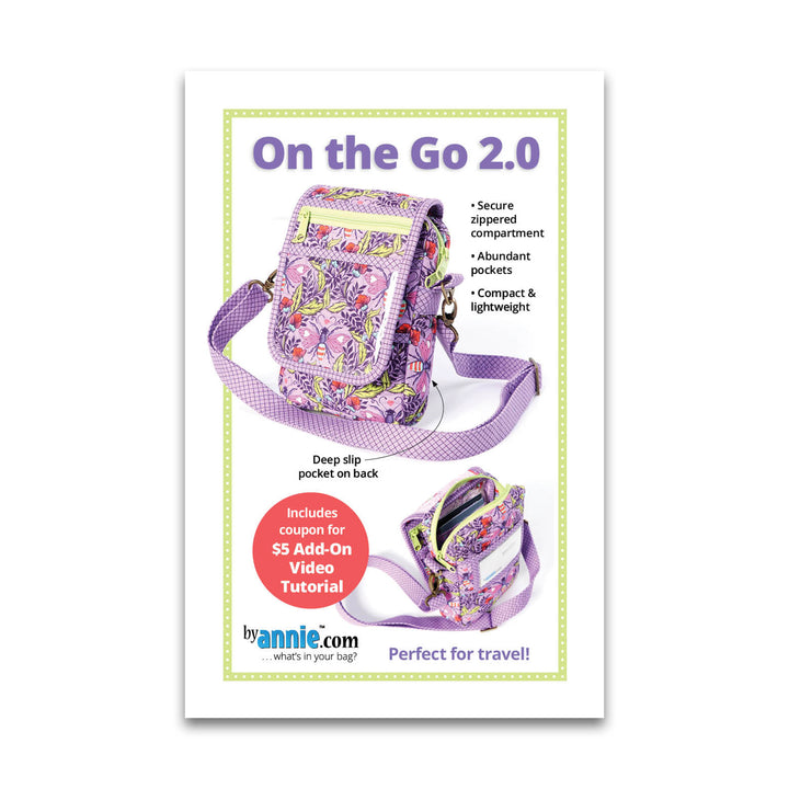 On the Go 2.0 Pattern - Pattern by By Annie - Paper Pattern - PBA190-2