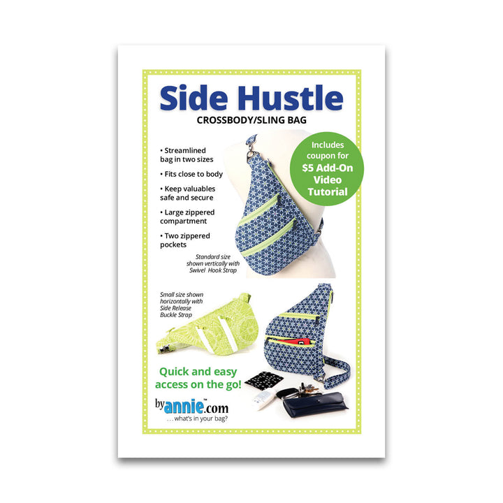 Side Hustle Pattern - Pattern by By Annie - Paper Pattern - PBA309