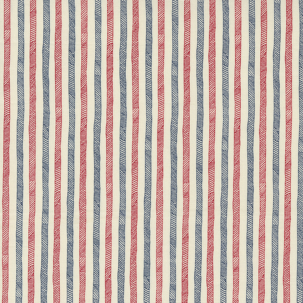 Stateside - Stripes in Americana - 55617 31 - Half Yard – Pink Door Fabrics