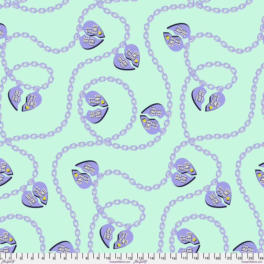 Besties - 108" Wide Big Charmer in Bluebell - QBTP015.BLUEBELL - Half Yard