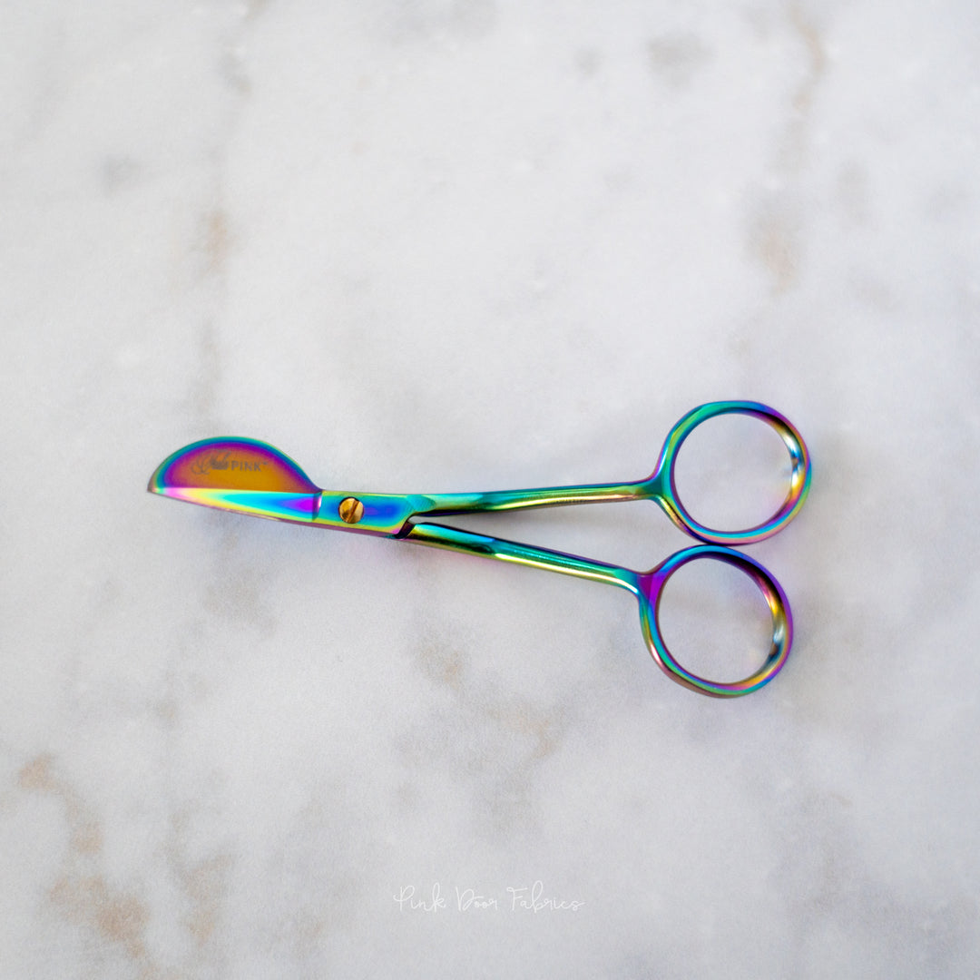 Tula Pink Hardware - Mini Duckbill Scissors - Tula Pink for Brewer Sewing - TP12MDT