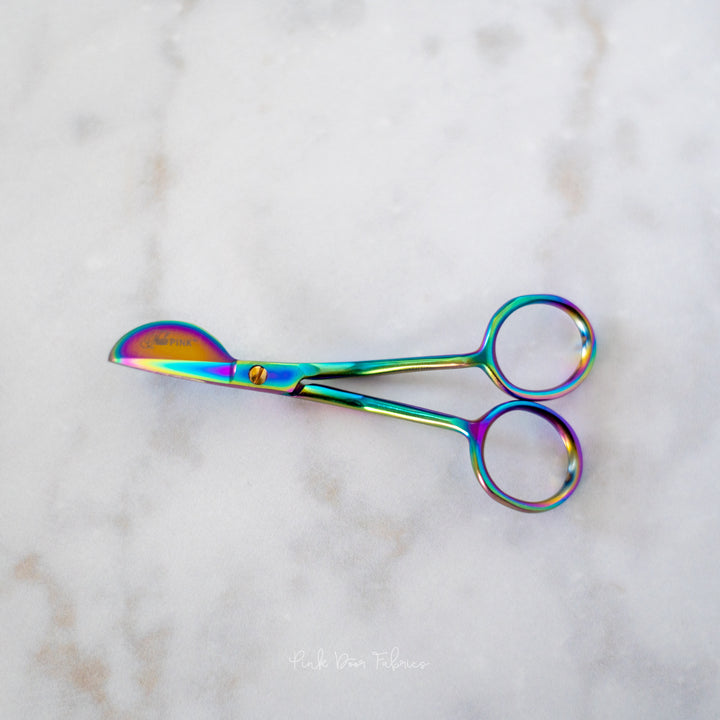 Tula Pink Hardware - Mini Duckbill Scissors - Tula Pink for Brewer Sewing - TP12MDT